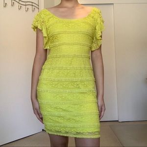 Guess Green Party dress